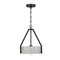 Westinghouse Pendant 60W Callowhill, Matte Black, Antique Ash Shade 6125800 - alternate 1
